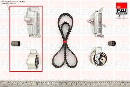 FAI AUTOPARTS Zobsiksnas komplekts TBK168